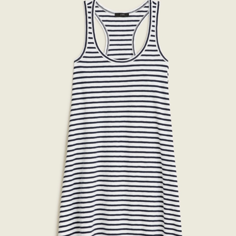JCrew Striped Tank Dress